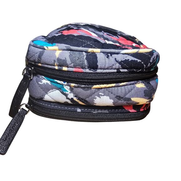 Vera Bradley Large Cosmetic Makeup Bag Splash Floral Pattern LN Condition - Picture 4 of 9